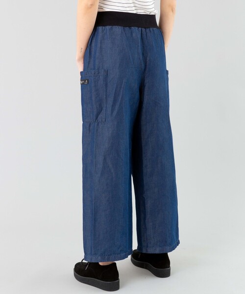 agnes b.(アニエスベー)の「デニム コットン リネン パンツ "Matis"(その他パンツ・レディース・ブルー系その他・40/38/42/36)」の3枚目の写真