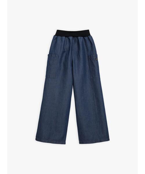 agnes b.(アニエスベー)の「デニム コットン リネン パンツ "Matis"(その他パンツ・レディース・ブルー系その他・40/38/42/36)」の4枚目の写真