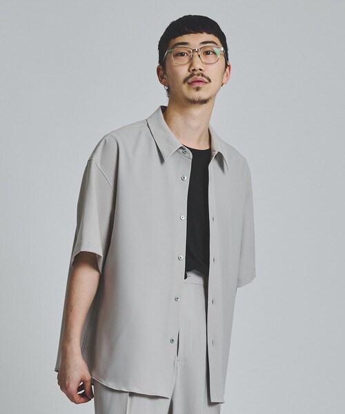 city（シティ）の「ADAPT RELAX SHORT SLEEVE SHIRTS/アダプトリラックスレギュラーシャツ/半袖（シャツ/ブラウス・メンズ・ダークグレー/ライトグレー/ブラック・4/3）」の3枚目の写真