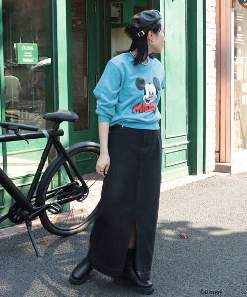 GOOD ROCK SPEED（グッドロックスピード）の「【GOOD ROCK SPEED/グッドロックスピード】ディズニー裏毛スウェット（スウェット・レディース・ライトブルー・FREE）」の7枚目の写真