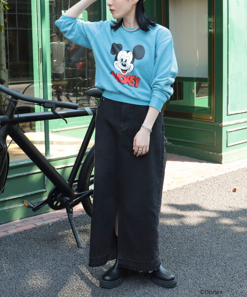 GOOD ROCK SPEED（グッドロックスピード）の「【GOOD ROCK SPEED/グッドロックスピード】ディズニー裏毛スウェット（スウェット・レディース・ライトブルー・FREE）」の8枚目の写真