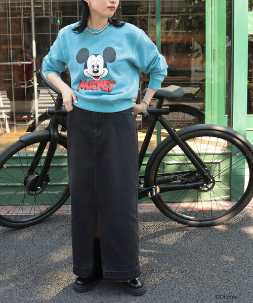 GOOD ROCK SPEED（グッドロックスピード）の「【GOOD ROCK SPEED/グッドロックスピード】ディズニー裏毛スウェット（スウェット・レディース・ライトブルー・FREE）」の9枚目の写真