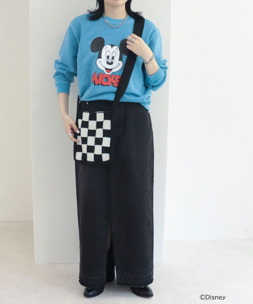 GOOD ROCK SPEED（グッドロックスピード）の「【GOOD ROCK SPEED/グッドロックスピード】ディズニー裏毛スウェット（スウェット・レディース・ライトブルー・FREE）」の10枚目の写真