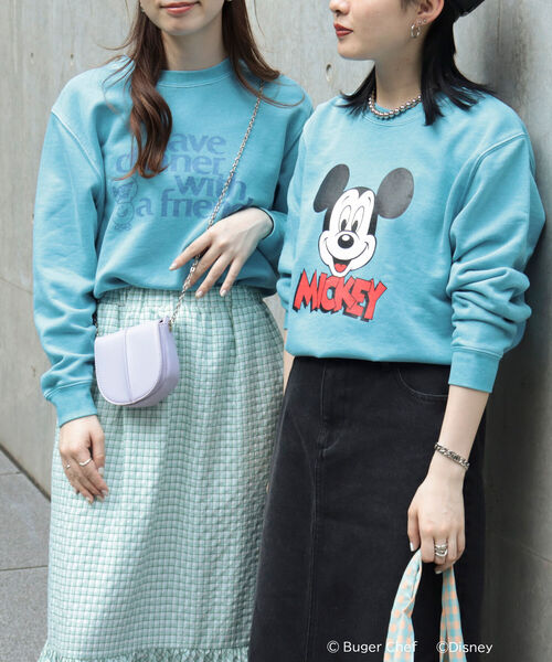 GOOD ROCK SPEED（グッドロックスピード）の「【GOOD ROCK SPEED/グッドロックスピード】ディズニー裏毛スウェット（スウェット・レディース・ライトブルー・FREE）」の18枚目の写真