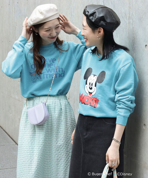 GOOD ROCK SPEED（グッドロックスピード）の「【GOOD ROCK SPEED/グッドロックスピード】ディズニー裏毛スウェット（スウェット・レディース・ライトブルー・FREE）」の19枚目の写真