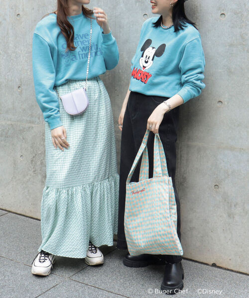 GOOD ROCK SPEED（グッドロックスピード）の「【GOOD ROCK SPEED/グッドロックスピード】ディズニー裏毛スウェット（スウェット・レディース・ライトブルー・FREE）」の20枚目の写真