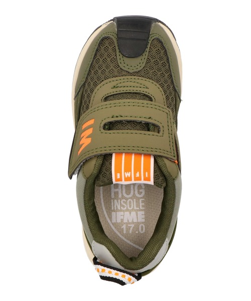 IFME(イフミー)の「IFME イフミー joob ジョーブ キッズ スニーカー 30-2808(スニーカー・キッズ・オレンジ/カーキ/ネイビー・16.0cm/18.0cm/18.5cm/16.5cm/17.5cm/19.0cm/17.0cm/15.5cm/15.0cm)」の9枚目の写真