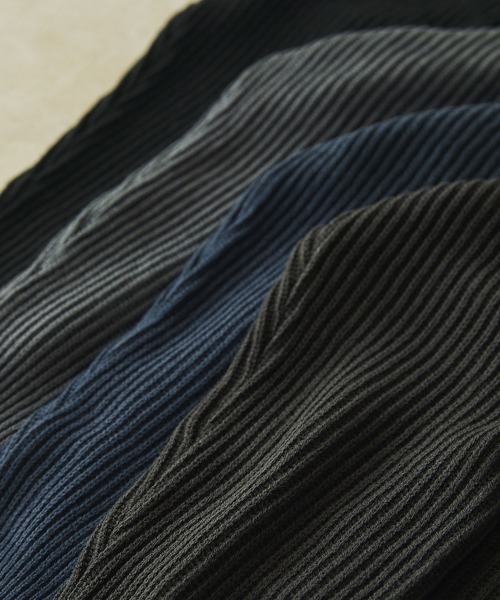 EMMA CLOTHES(エマクローズ)の「アゼ編み襟付きルーズニットカーディガン EMMA CLOTHES(カーディガン/ボレロ・メンズ・ブラック/グレー/チャコール/ブルー系・M/L)」の10枚目の写真