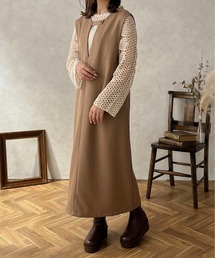 apres jour clair | 【apres jour clair】2WAYジャンスカ【ZOZOTOWN限定アイテム】(ジャンパースカート)