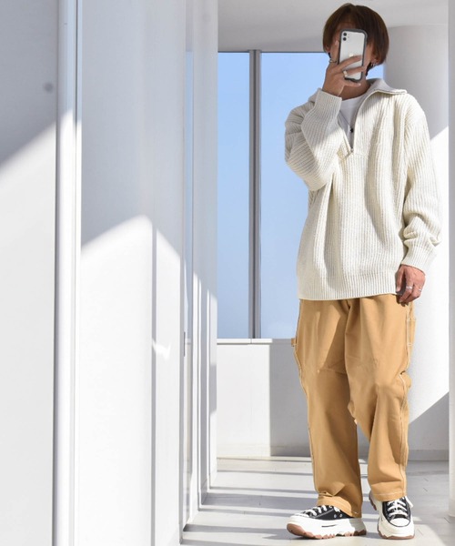 Ritzy(リッツィー)の「ダックペインターパンツ レディース メンズ(その他パンツ・メンズ・オフホワイト/ワンウォッシュ/キャメル/ライトブルー/オリーブ/ブラック・MEDIUM/LARGE/X-LARGE)」の13枚目の写真