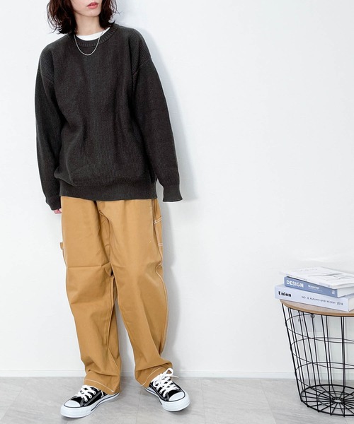 Ritzy(リッツィー)の「ダックペインターパンツ レディース メンズ(その他パンツ・メンズ・オフホワイト/ワンウォッシュ/キャメル/ライトブルー/オリーブ/ブラック・MEDIUM/LARGE/X-LARGE)」の16枚目の写真