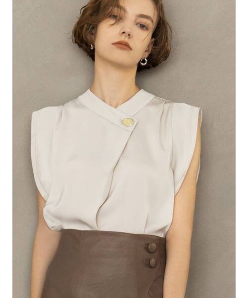 RESEXXY(リゼクシー)の「【WEB限定】バックリボンタックブラウス(シャツ/ブラウス・レディース・ピンク/グリーン/アイボリー・FREE)」の2枚目の写真