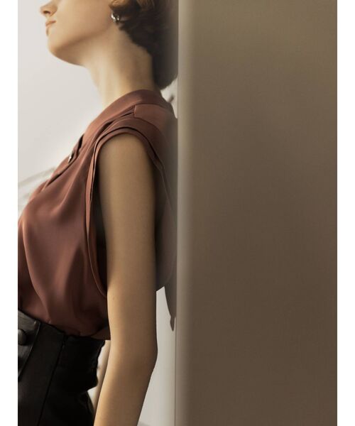 RESEXXY(リゼクシー)の「【WEB限定】バックリボンタックブラウス(シャツ/ブラウス・レディース・ピンク/グリーン/アイボリー・FREE)」の5枚目の写真