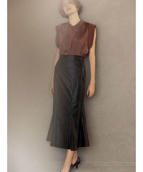 RESEXXY(リゼクシー)の「【WEB限定】バックリボンタックブラウス(シャツ/ブラウス・レディース・ピンク/グリーン/アイボリー・FREE)」の6枚目の写真