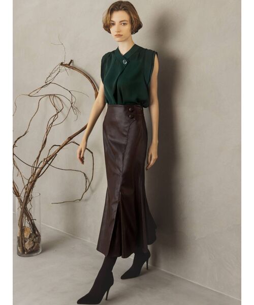 RESEXXY(リゼクシー)の「【WEB限定】バックリボンタックブラウス(シャツ/ブラウス・レディース・ピンク/グリーン/アイボリー・FREE)」の12枚目の写真