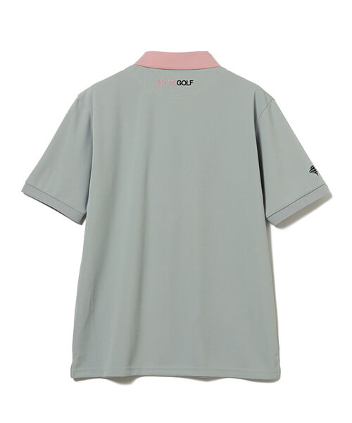 △＜MEN＞BEAMS GOLF ORANGE LABEL / カラーブロッキング ポロシャツ