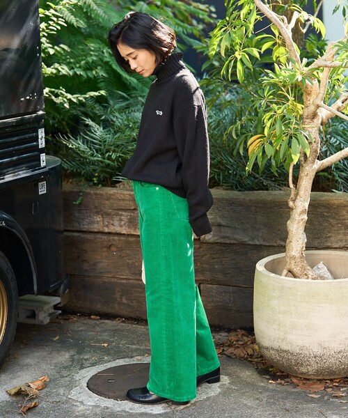FREAK'S STORE（フリークスストア）の「TOWN CRAFT × FREAK'S STORE/タウンクラフト 　別注 タートルネックニット【一部WEB限定】（ニット/セーター・レディース・ブラック/ネイビー/レッド/オフホワイト/グリーン/マスタード・ﾌﾘ-）」の16枚目の写真