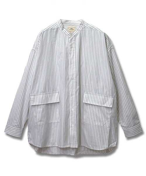 CORISCO(コリスコ)の「ブロードバンドカラービッグシルエットシャツ(M1)(シャツ/ブラウス・メンズ・ホワイト/その他2/チャコールグレー/ベージュ/その他1/ブラック・LARGE/MEDIUM/X-LARGE)」の1枚目の写真