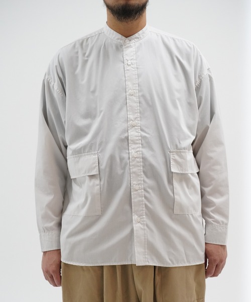 CORISCO(コリスコ)の「ブロードバンドカラービッグシルエットシャツ(M1)(シャツ/ブラウス・メンズ・ホワイト/その他2/チャコールグレー/ベージュ/その他1/ブラック・LARGE/MEDIUM/X-LARGE)」の8枚目の写真