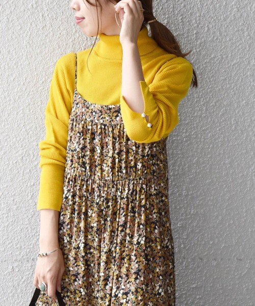 SHIPS any（シップス エニィ）の「SHIPS any: SPRINTEX フラワー キャミ ワンピース◇（ワンピース・レディース・ブラック/ブラウン・ONE SIZE）」の17枚目の写真