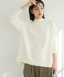 Green　Parks | もちっとモックネック前後差プルオーバー(ニット/セーター)