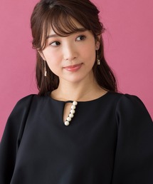 【セットアップ対応】スカラップブラウス