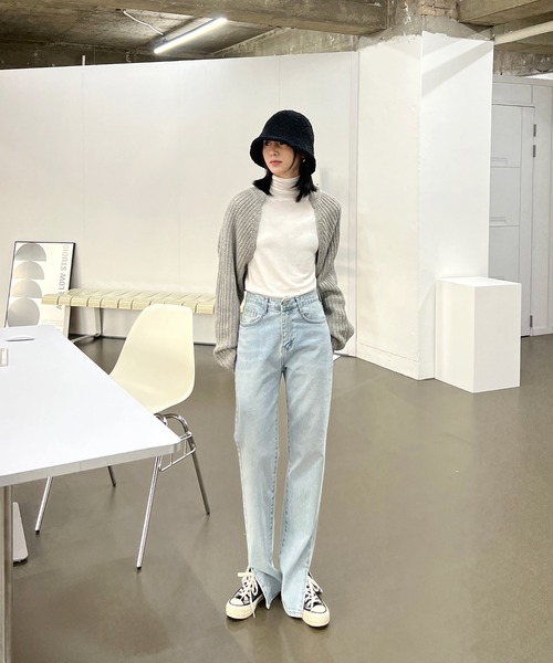 by muni:r（バイ ムニール）の「デイリーもこもこバケットハット（ハット・レディース・ブラック/アイボリー/ブラウン/ピンク・FREE）」の8枚目の写真