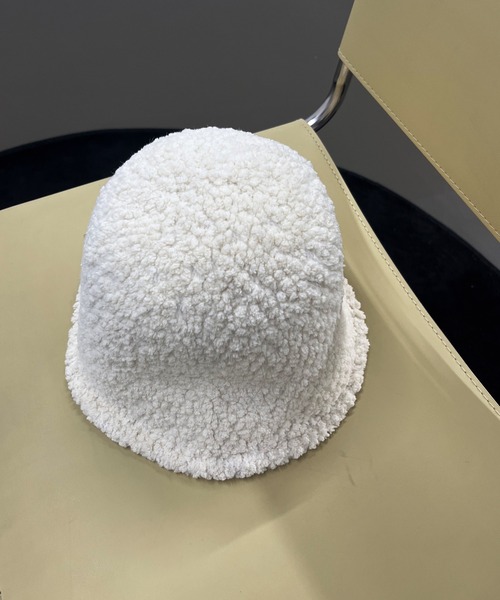 by muni:r（バイ ムニール）の「デイリーもこもこバケットハット（ハット・レディース・ブラック/アイボリー/ブラウン/ピンク・FREE）」の19枚目の写真