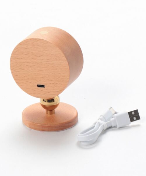 aimoha（アイモハ）の「USB充電☆　木製北欧風壁掛マグネット付きミニライト（照明・レディース・ブラウン/ブラウン系その他・FREE）」の3枚目の写真
