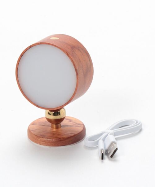 aimoha（アイモハ）の「USB充電☆　木製北欧風壁掛マグネット付きミニライト（照明・レディース・ブラウン/ブラウン系その他・FREE）」の5枚目の写真