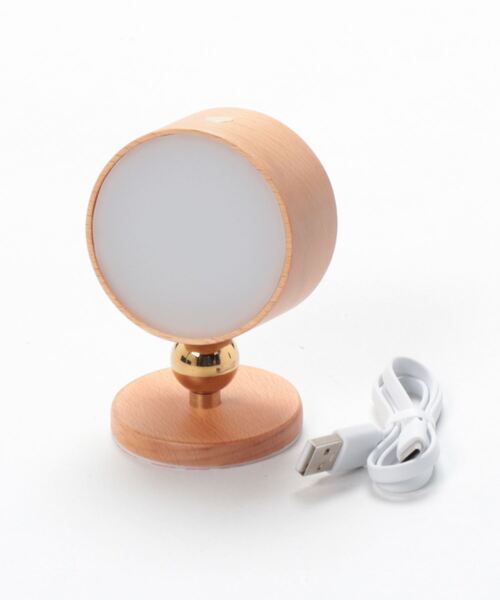 aimoha（アイモハ）の「USB充電☆　木製北欧風壁掛マグネット付きミニライト（照明・レディース・ブラウン/ブラウン系その他・FREE）」の4枚目の写真