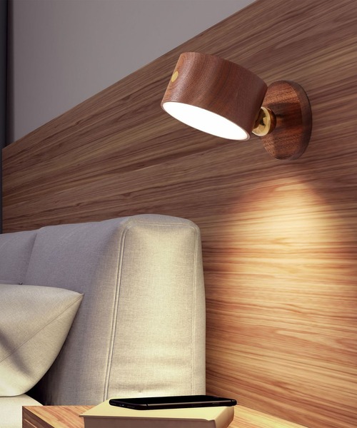 aimoha（アイモハ）の「USB充電☆　木製北欧風壁掛マグネット付きミニライト（照明・レディース・ブラウン/ブラウン系その他・FREE）」の13枚目の写真