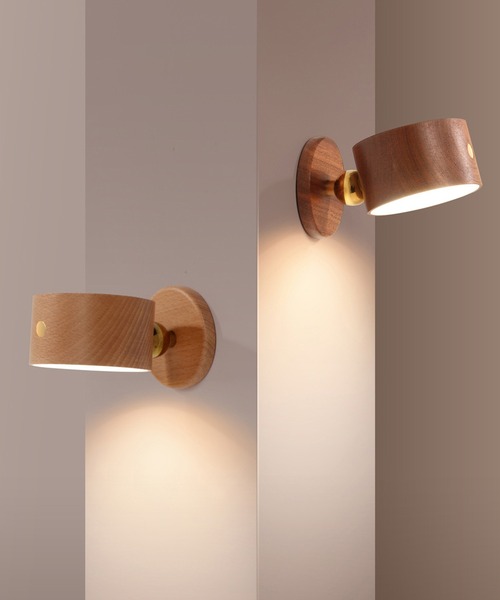 aimoha（アイモハ）の「USB充電☆　木製北欧風壁掛マグネット付きミニライト（照明・レディース・ブラウン/ブラウン系その他・FREE）」の17枚目の写真