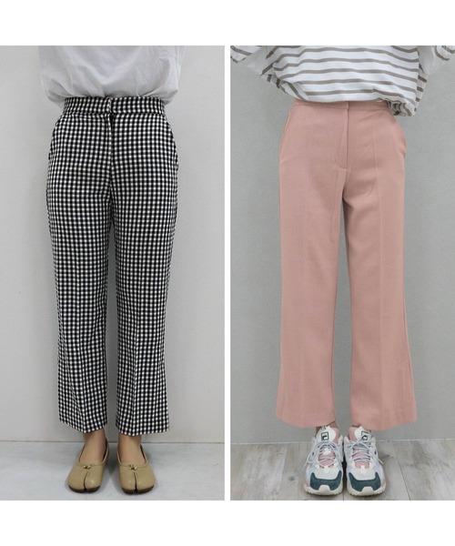 Isn't She?(イズントシー)の「サイドスリットパンツ(その他パンツ・レディース・ブラック系/ベージュ・M/S)」の10枚目の写真