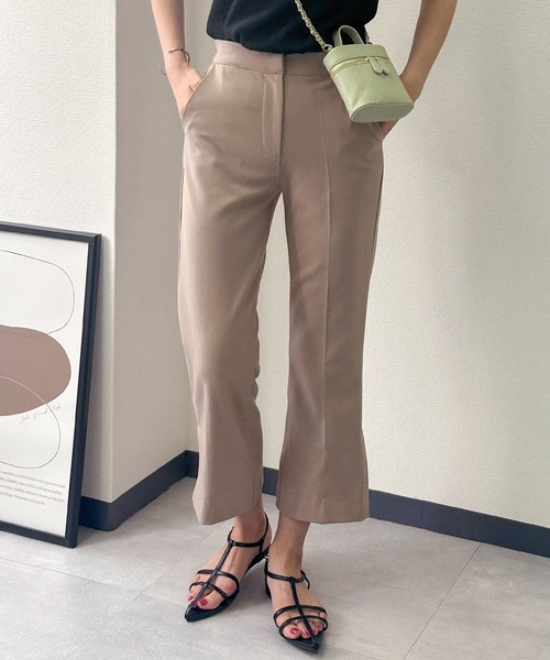 Isn't She?(イズントシー)の「サイドスリットパンツ(その他パンツ・レディース・ブラック系/ベージュ・M/S)」の12枚目の写真