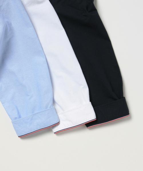 BEAMS（ビームス）の「BEAMS / トリコロール パイピング 7分袖 シャツ（シャツ/ブラウス・メンズ・ホワイト/サックスブルー/ネイビー・MEDIUM/LARGE/SMALL/X-LARGE）」の16枚目の写真