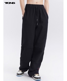 TGNS | ストリートファッション TGNS ツーガンズ SLOUCHY PLEATED BAGGY SWEATPANTS スウェットパンツ グレー スウェットパンツ ブラック(スウェットパンツ)