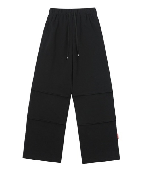 TGNS(ツーガンズ)の「ストリートファッション TGNS ツーガンズ SLOUCHY PLEATED BAGGY SWEATPANTS スウェットパンツ グレー スウェットパンツ ブラック(スウェットパンツ・メンズ・グレー/ブラック・L/M)」の6枚目の写真
