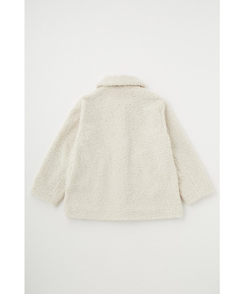 MOUSSY(マウジー)の「BAL COLLAR BOA SHORT コート(ムートンコート・レディース・アイボリー/ブラック/ライトベージュ/ライトグリーン・2/1)」の15枚目の写真