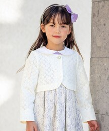 ANY | ノーカラーレースジャケット(その他アウター)