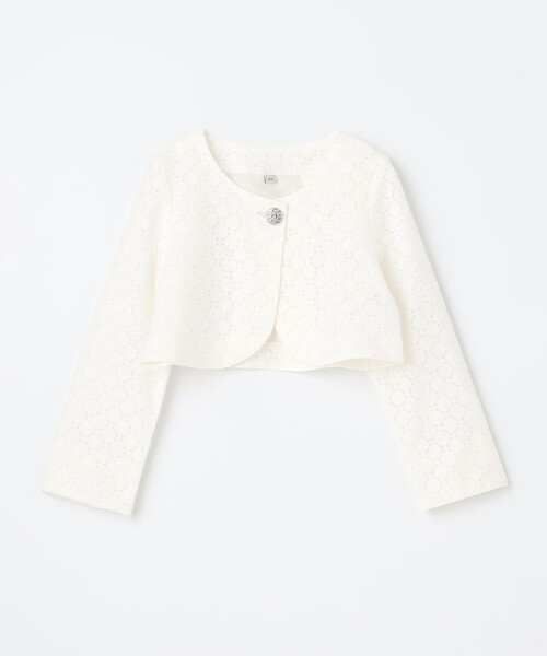 ANY（エニィ）の「ノーカラーレースジャケット（その他アウター・キッズ・ホワイト系・110/130/120）」の5枚目の写真