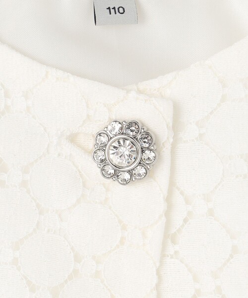 ANY（エニィ）の「ノーカラーレースジャケット（その他アウター・キッズ・ホワイト系・110/130/120）」の8枚目の写真