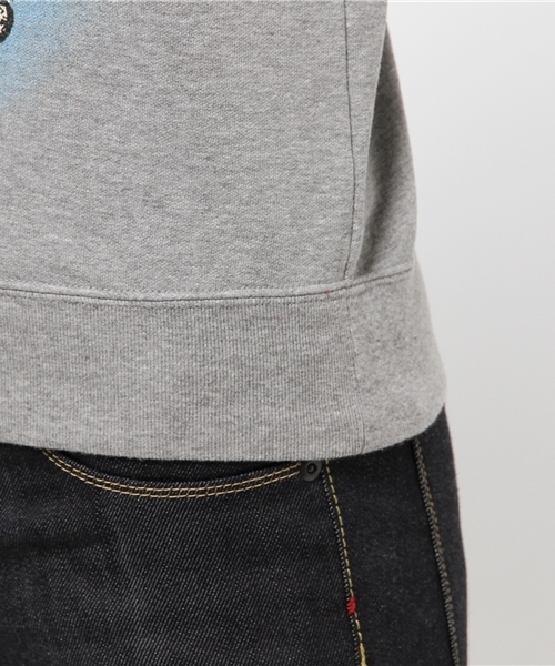 HYSTERIC GLAMOUR（ヒステリックグラマー）の「CR/OFF THE BONE pt SW（スウェット・レディース・ピンク/トップグレー/チャコールグレー・FREE）」の11枚目の写真