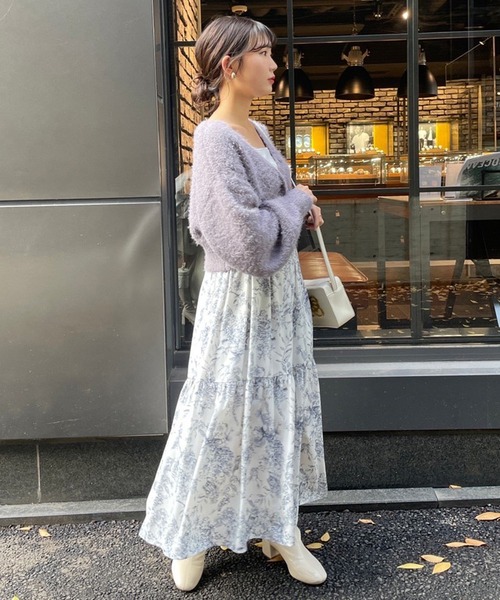 one after another NICE CLAUP（ワンアフターアナザーナイスクラップ）の「スタイルアップと華やかさ。コルセットフレアスカート（スカート・レディース・ドット/ベージュ/ピンク/ホワイト系その他・FREE）」の16枚目の写真