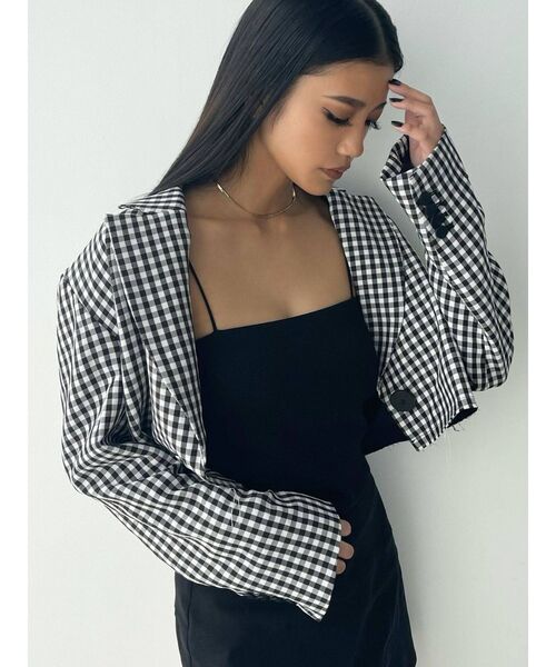 EMODA（エモダ）の「ボックスキャミ（キャミソール・レディース・ブラック/グレー/ブルー/ホワイト・FREE）」の8枚目の写真