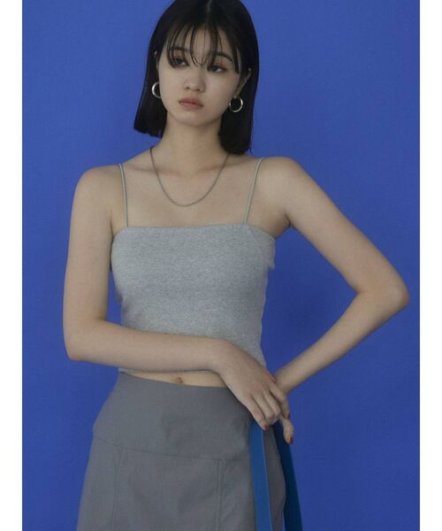 EMODA（エモダ）の「ボックスキャミ（キャミソール・レディース・ブラック/グレー/ブルー/ホワイト・FREE）」の16枚目の写真
