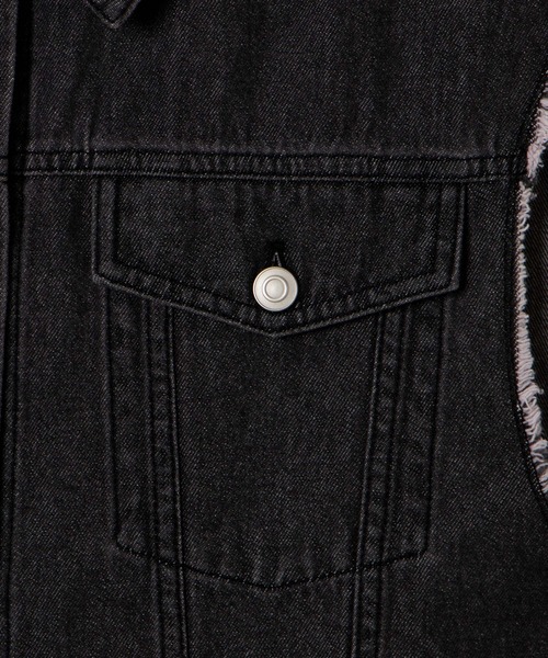 WEGO(ウィゴー)の「WEGO/オーバーサイズデニムベスト(ベスト・レディース・ブラック系その他/コバルトブルー・FREE)」の19枚目の写真