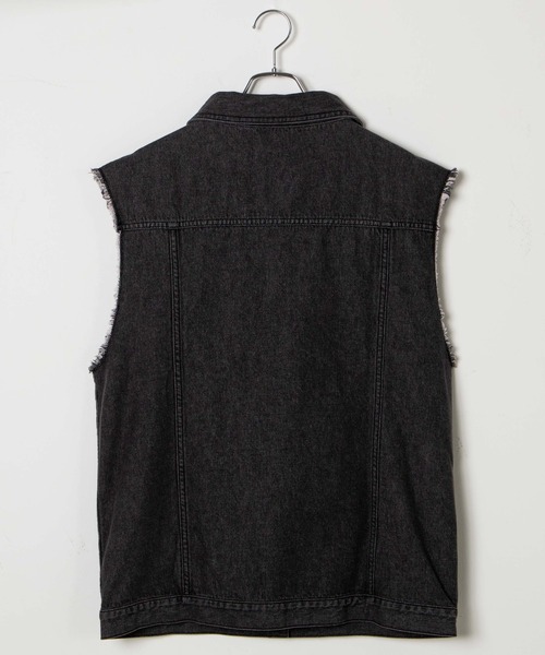WEGO(ウィゴー)の「WEGO/オーバーサイズデニムベスト(ベスト・レディース・ブラック系その他/コバルトブルー・FREE)」の22枚目の写真