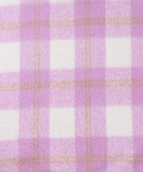 WC(ダブル シー)の「シャギーチェックビッグプルオーバー(スウェット・レディース・ブルー系その他/ブラック系その他/ピンク系その他・FREE)」の7枚目の写真