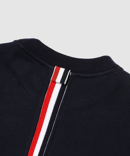 THOM BROWNE（トムブラウン）の「CREW NECK SWEATSHIRT IN CLASSIC LOOPBACK WITH CB RWB STRIPE（スウェット・レディース・グレー/ネイビー・36/38）」の6枚目の写真